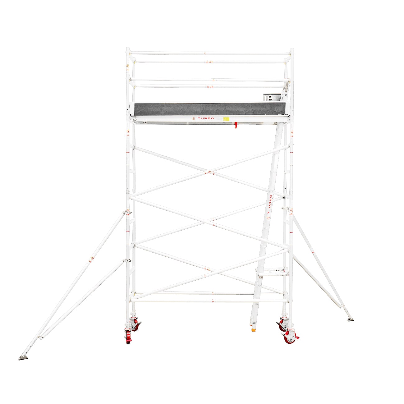 3.5m – 3.8m Narrow Aluminium Mobile Scaffold Tower (Standing Height)