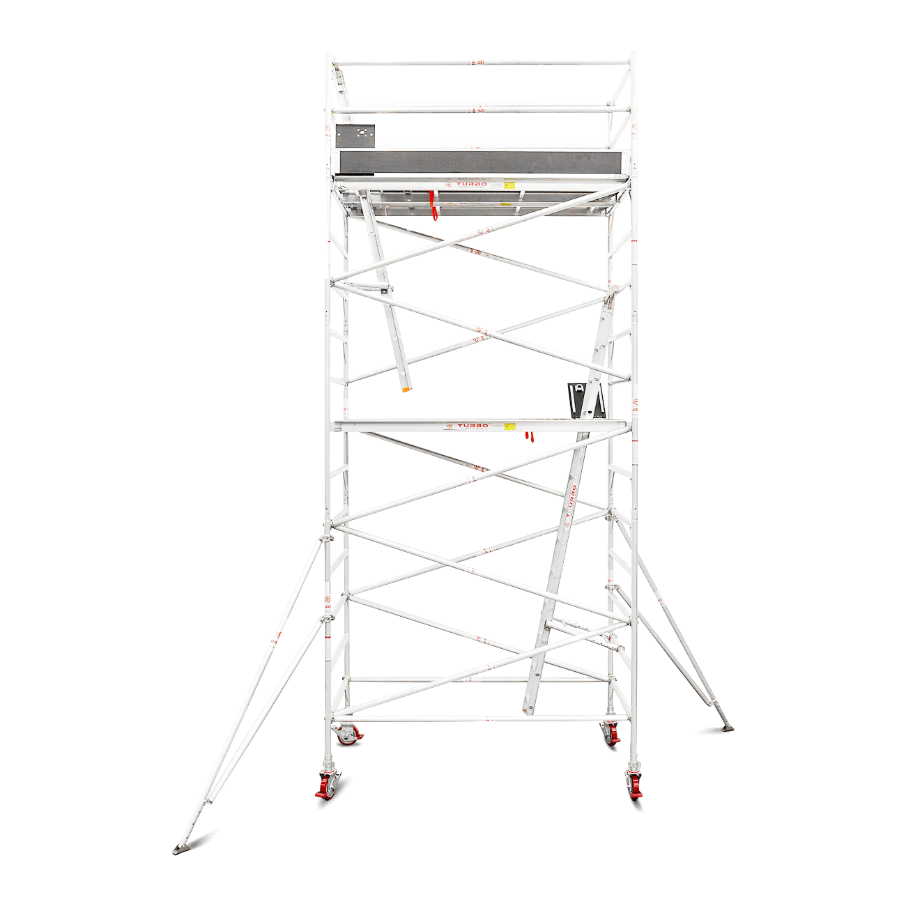 5.1m – 5.4m Wide Aluminium Mobile Scaffold Tower (Standing Height)