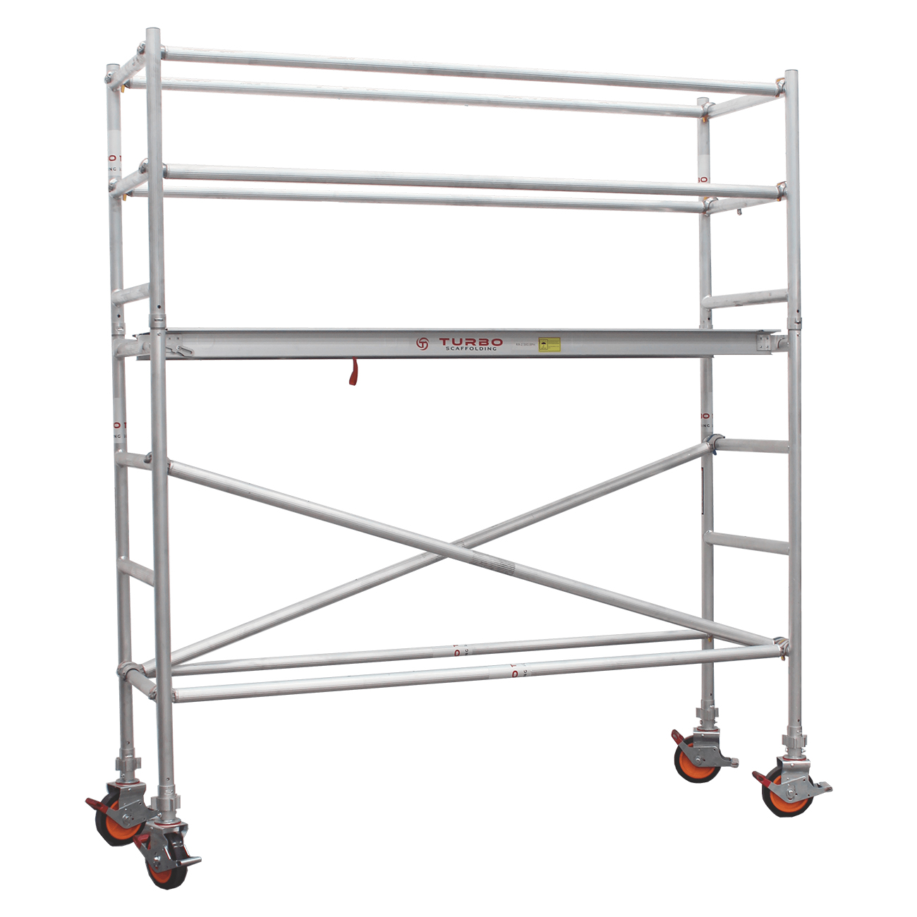 1.9m – 2.2m Narrow Aluminium Mobile Scaffold Tower (Standing Height)