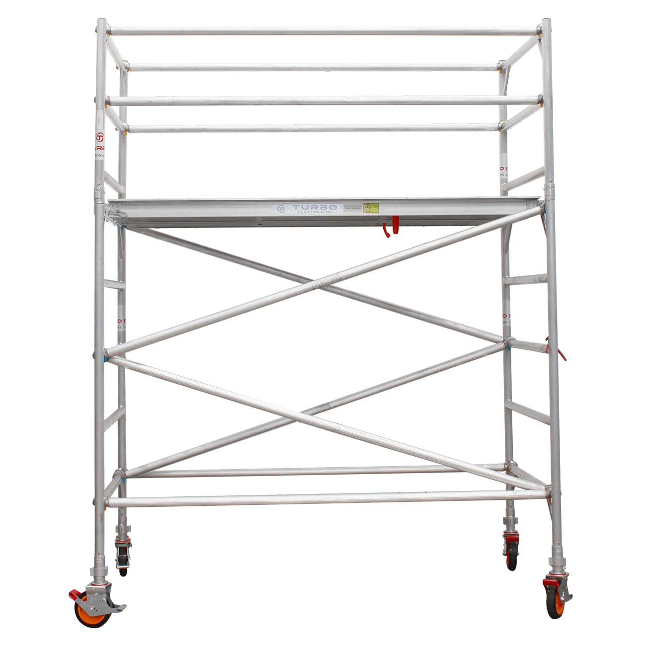 2.3m – 2.6m Wide Aluminium Mobile Scaffold Tower (Standing Height)